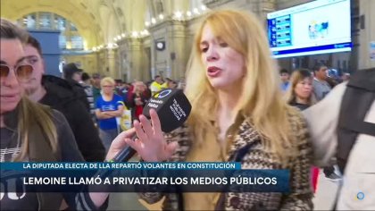 Lilia Lemoine amenazó a una periodista de la TV Pública: "Procurá ser una buena trabajadora"