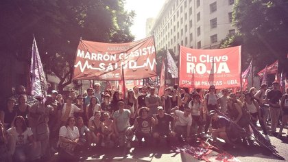 Relanzamiento de la Agrupación Marrón Clasista Salud: por la salud que merecemos