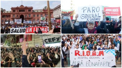 Garrahan, Bonaparte, estudiantes, jubilados: desde abajo brotan nuevas fuerzas que se plantan al gobierno