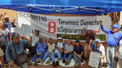 Convocan a piquete solidario con jubilados y pensionados de la CVG en huelga de hambre