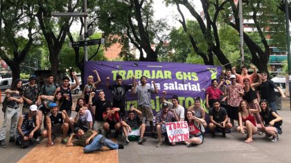 Arte joven en Parque Patricios: basta de precarización laboral ¡nuestras vidas importan!