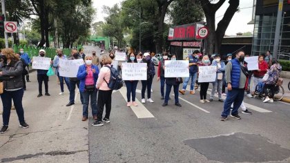 Trabajadorxs de la Alcaldía Tlalpan se manifiestan por violación a sus derechos