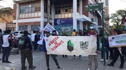  El colectivo “Somos Monte” salió a las calles en defensa del bosque