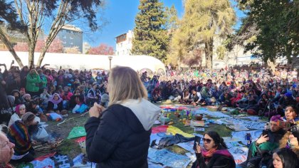 Myriam Bregman en la Asamblea de Feministas del Abya Yala 