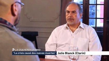 Julio Blanck habla con Fernando Rosso sobre la tapa de Clarín tras la Masacre de Avellaneda - YouTube