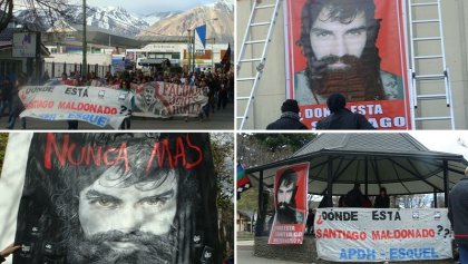 Esquel se movilizó por la aparición de Maldonado