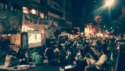 La Plata: cine en la UEP en lucha