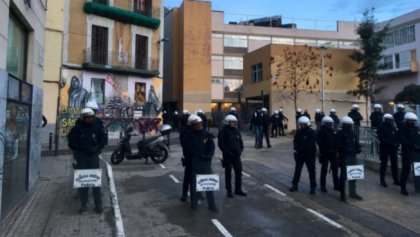 La Guàrdia Urbana i els Mossos d'Esquadra desallotgen per segona volta la Residència d'Estudiants Autogestionada (REA)