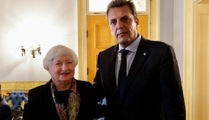 Celebrando el ajuste: Massa calificó como "muy buena” la reunión con Janet Yellen