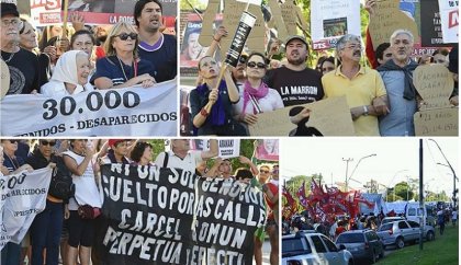 Con escraches y movilizaciones, Mar del Plata dice no a la domiciliaria a Etchecolatz