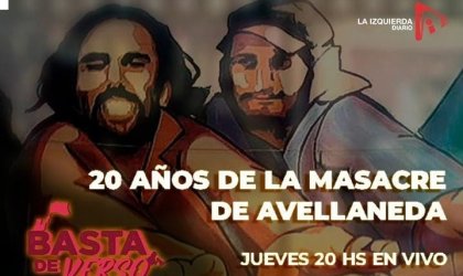 BASTA DE VERSO Editorial "A 20 años de la Masacre Avellaneda" - YouTube