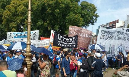 Zona norte de Gran Buenos Aires: el CeProDH marchó con los trabajadores contra las reformas