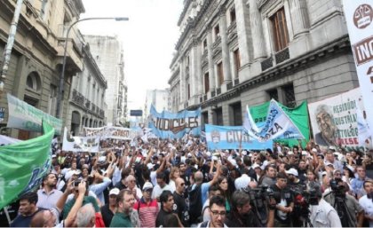 Judiciales pararon contra el ajuste del Gobierno y de la Corte Suprema