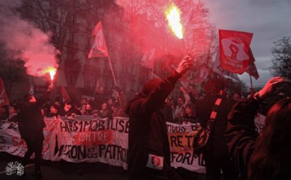 La movilización tumba el servicio nacional obligatorio en Francia: ¡ampliar la lucha!