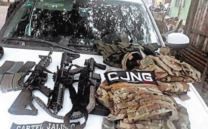 Narcotraficantes del CJNG están equipados con armamento Israelí