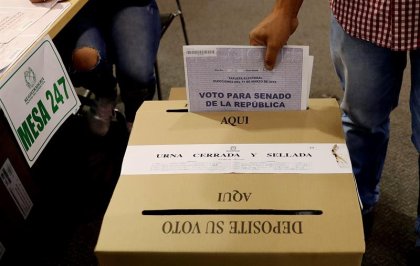 Colombia votó sus candidatos presidenciales y nuevos parlamentarios