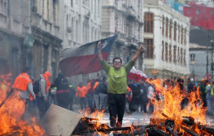 A 4 años de la rebelión, la "Huelga general" del 12 de noviembre: Cuando el gobierno de Piñera temió su caída