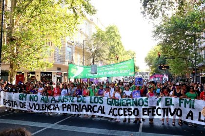 Otro 8 de marzo con miles de manifestantes en las plazas y en las calles de todo el país