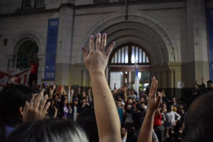 Fortalezcamos la unidad de la izquierda y lxs estudiantes para enfrentar a las agrupaciones de los gobiernos y las autoridades.