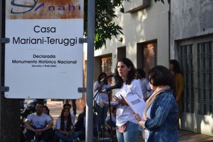 Acto a 41 años del ataque a la casa Mariani-Teruggi