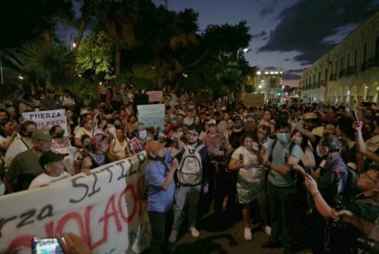 Solidaridad con Sitilpech: marchan en Yucatán contra la criminalización y el despojo