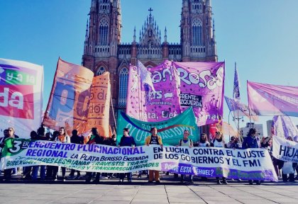 Mujeres y LGTBIQ movilizaron en el Encuentro Plurinacional Regional de La Plata