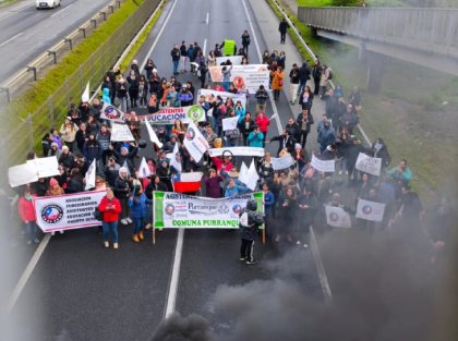 Asistentes de la Educación en Los Muermos paralizan por no pago de bono de asignación de zona