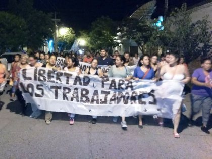 Ingenio La Esperanza: las mujeres se movilizaron por la libertad de los detenidos