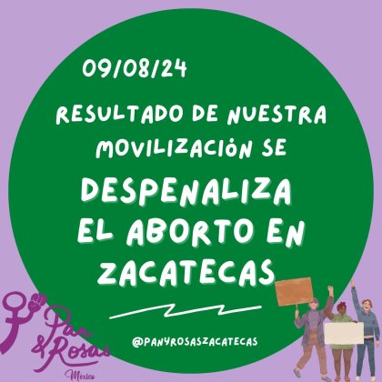 Despenalización en Zacatecas: victoria feminista 