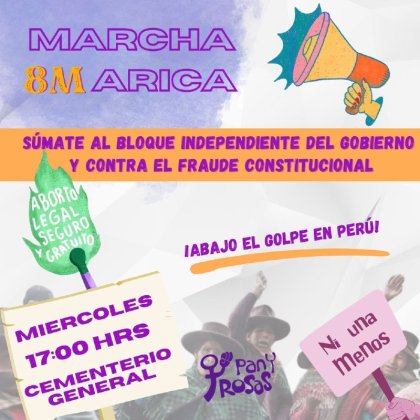 Arica: Por un 8 de marzo independiente de los empresarios, la derecha y el Gobierno