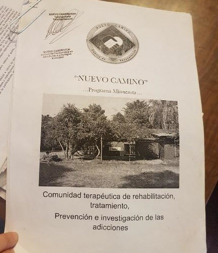 El folleto que Merenzon le entregó a Ludmila