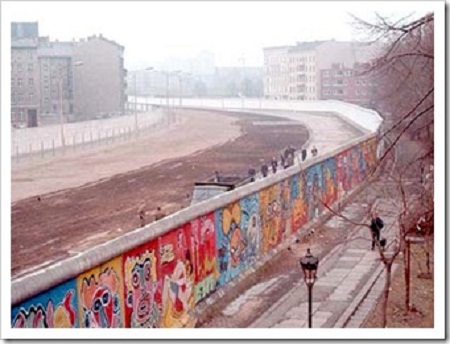 El muro de Berlín en 1986