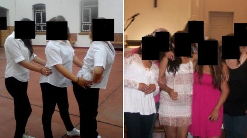 Algunas de las exinternas. Mientras las monjas las maltrataban, la amistad era su refugio