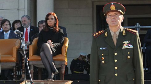 2012 - Cristina Fernández de Kirchner y César Milani