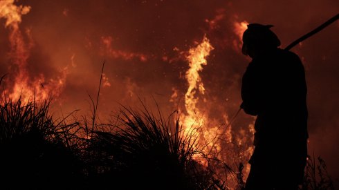 Incendio en Corrientes, 2022. Foto: Sebastián Toba @chaputoba