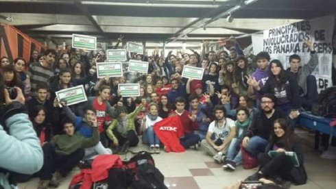 Estudiantes de la UNCuyo recibieron a Jonathan Neira y se sumaron a la campaña#PoneteEnMiLugar