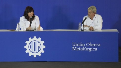 Cristina Kirchner y Abel Furlán 