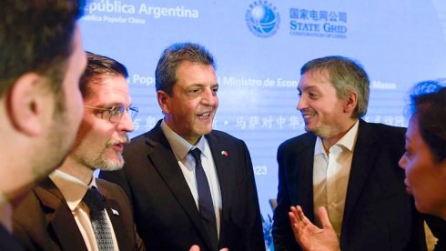 Sergio Massa y Máximo Kirchner en China