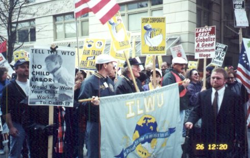 Trabajadores contra la cumbre de Seattle