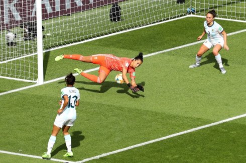 Vanina Correa, una de las claves del empate.