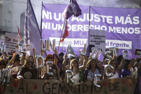 Marcha por el dia internacional contra la violencia machista. Noviembre 2023