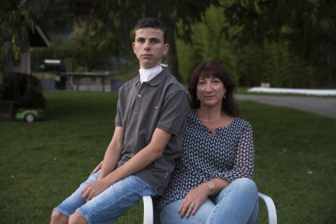 Théo y Sabine Grataloup. Foto de Le Monde, consultado en {tramas.ar} 