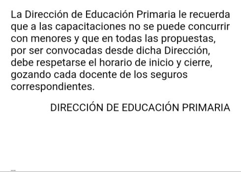 Comunicado del Gobierno de Rodríguez Larreta