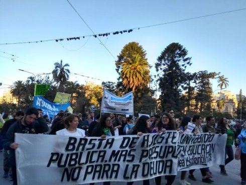 Movilización en Jujuy, 16 de agosto. 