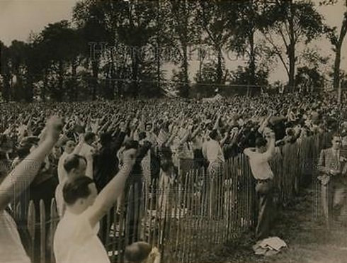 Manifestación en apoyo al Frente Popular, 1936