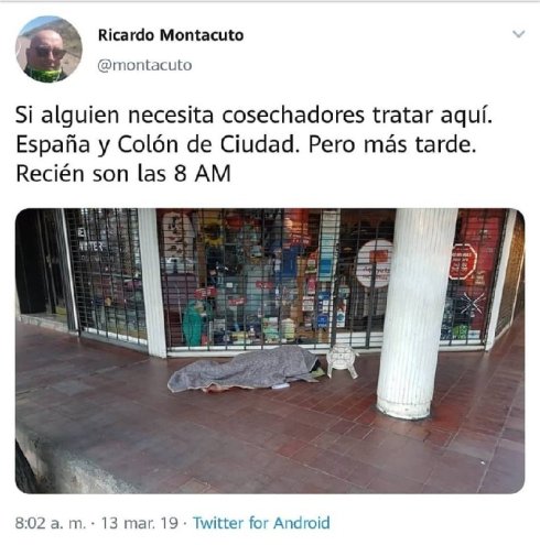 El tweet que generó repudio y luego fue borrado