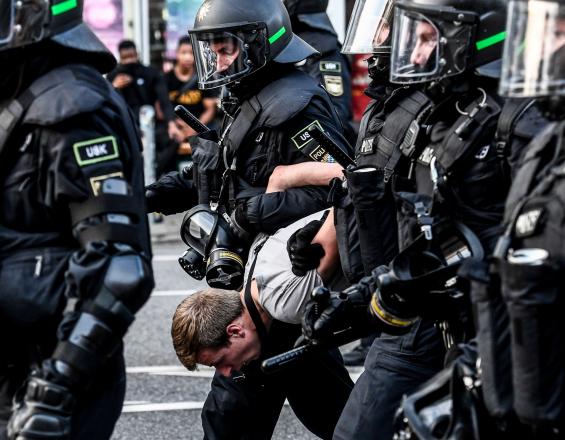 Represión en el G20 de Hamburgo