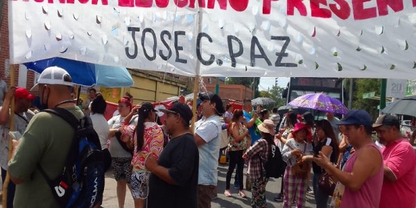 José C Paz: trabajadores del Hospital Mercante cortaron la Ruta 197