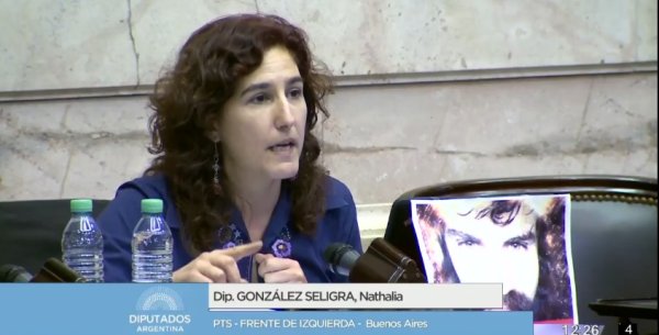 Nathalia González Seligra, diputada del FIT, denunció allanamiento ilegal a un local del PTS 