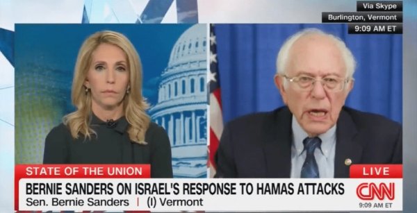 Bernie Sanders se niega a pedir un “alto el fuego” en Gaza y habla del "derecho de Israel a defenderse”